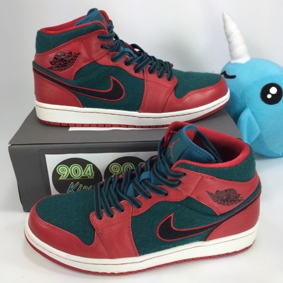 Jordan Other - Nike Air Jordan 1 Mid 'Gym Red Dark Sea'